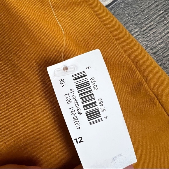 Old Navy High-Waist Mustard Yellow Shorts 12 Fall Boho - Picture 3 of 8